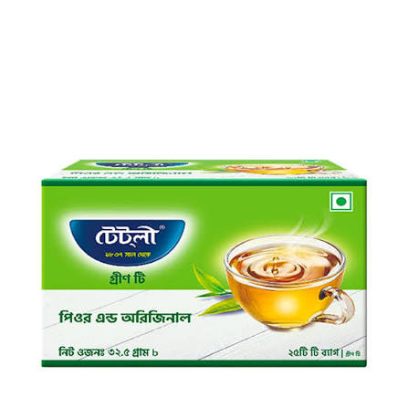 Tetley Green Tea Bag Pure and Original 25 pcs 32.5 gm